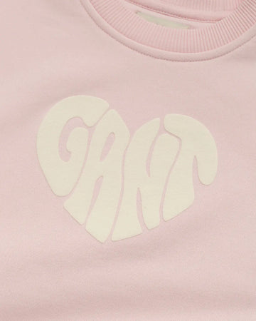 Φούτερ Παιδικό Με Λαιμόκοψη Και Λογότυπο Heart (Outlet) GANT